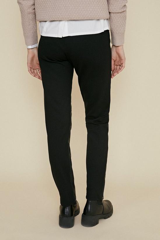 Oasis Leather Ponte Trouser 3