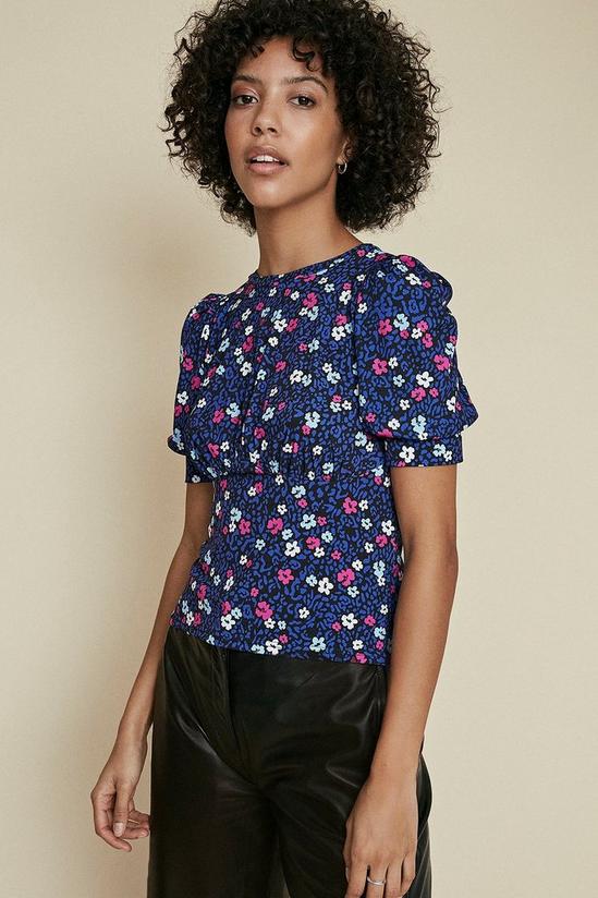 Oasis Printed Empire Line Top 1