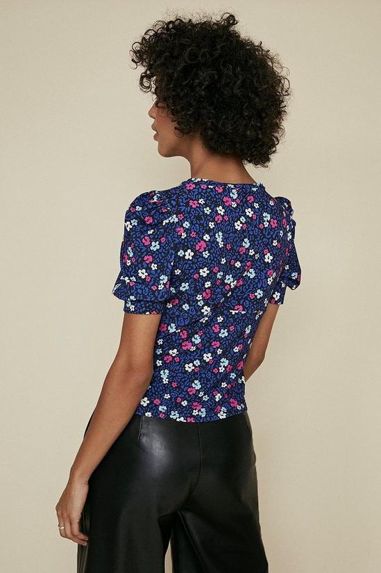 Oasis Printed Empire Line Top 3