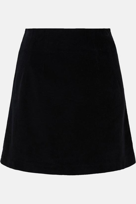 Oasis Velvet Mini Skirt 4