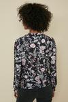 Oasis Floral Printed Shirred Cuff Long Sleeve Top thumbnail 3