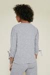 Oasis Cosy Rib Ruch Sleeve Top thumbnail 3
