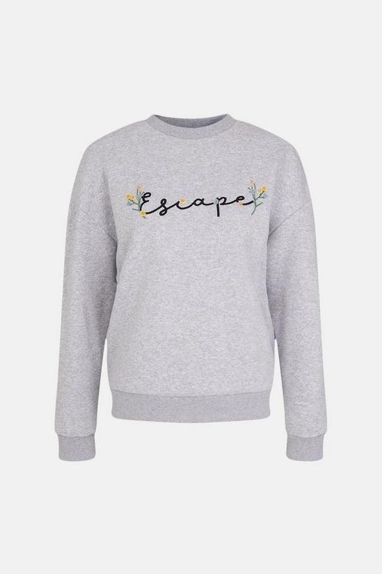 Oasis Escape Embroidered Sweatshirt 5