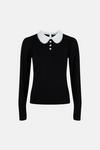 Oasis Crystal Button Collared Jumper thumbnail 4