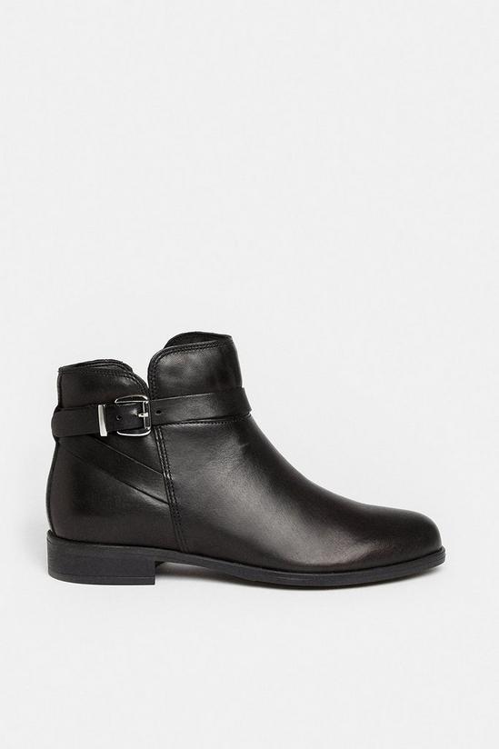 Oasis Leather Chelsea Buckle Ankle Boot 1