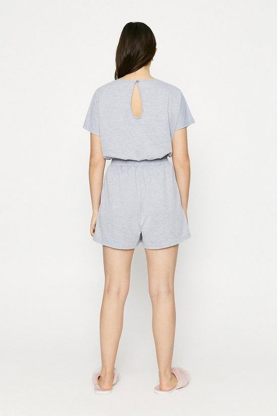 Oasis Short Sleeve Lounge Taped Patch Pocket Playsuit 3