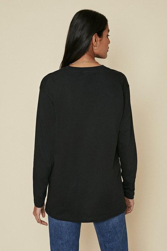 Oasis Smile Embroidered Long Sleeve Top 3