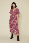 Oasis Patched Floral Midi Dress thumbnail 1