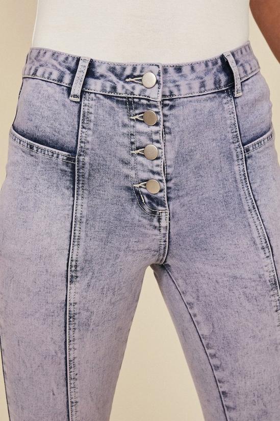 Oasis Button Detail Jeans 4