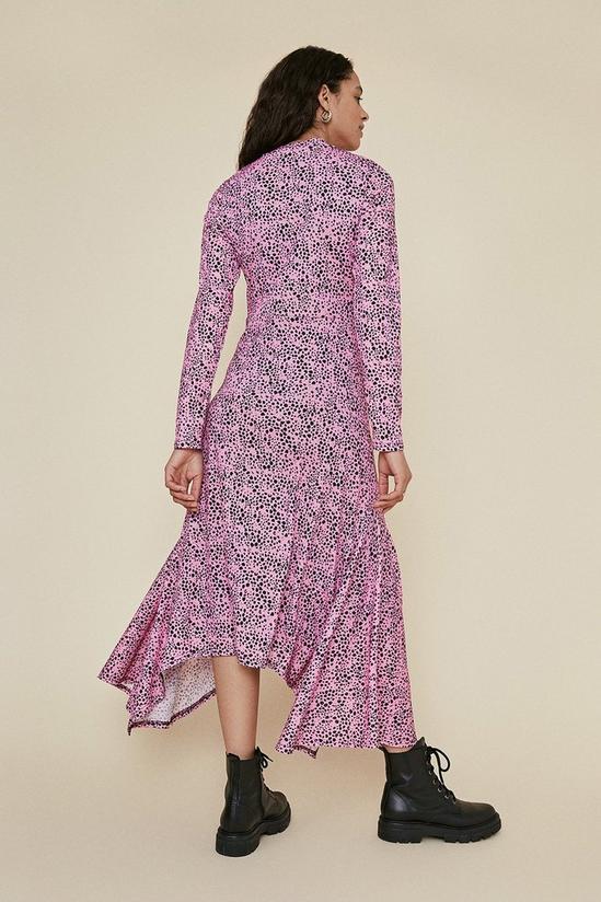 Oasis Hanky Hem Printed Midi Dress 3