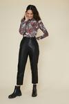 Oasis Floral Printed High Neck Top thumbnail 2