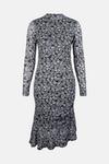 Oasis Ruched Skirt Printed Dress thumbnail 4