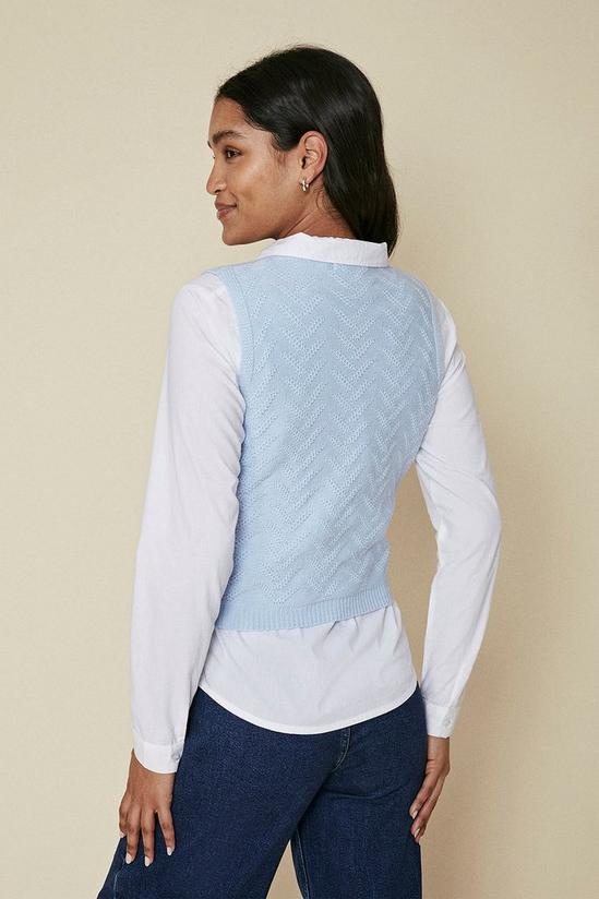 Oasis Stitch detail vest 3