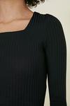 Oasis Square Neck Ribbed Top thumbnail 4