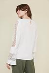 Oasis Long Sleeve Lace Insert Top thumbnail 3