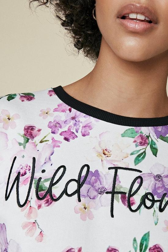 Oasis Wild Flower Printed Sweatshirt 4