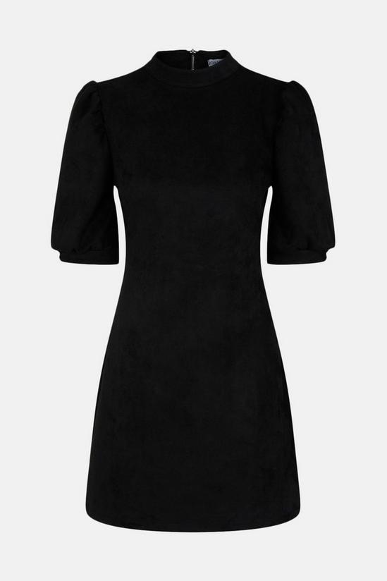Oasis Suedette Puff Sleeve Dress 4