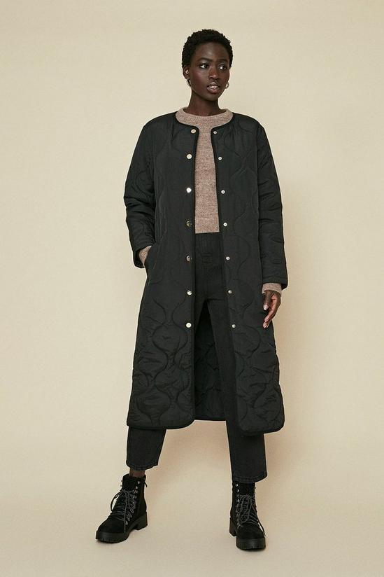 Oasis Long Quilted Jacket 2