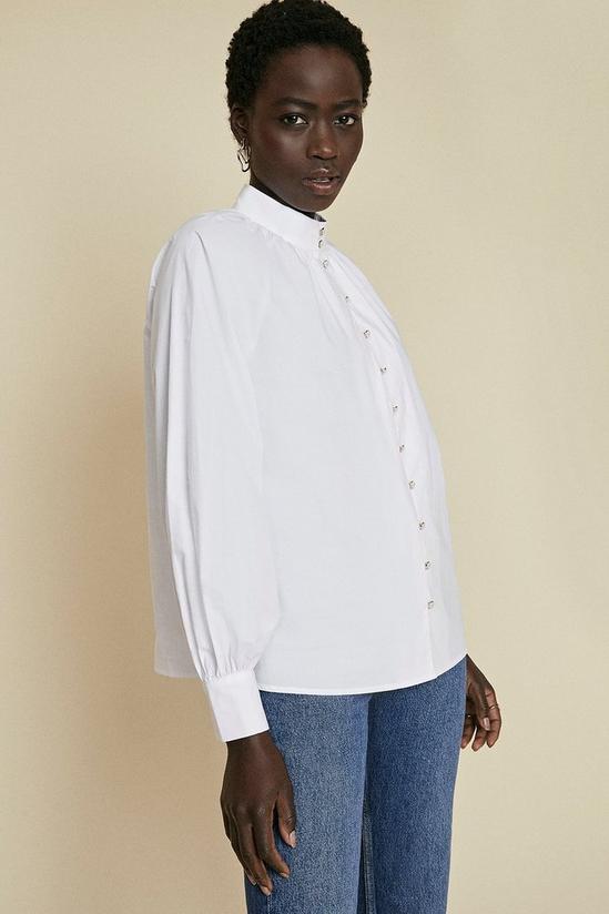 Oasis Cotton Button Through Shirt 1