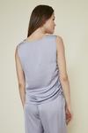 Oasis Washed Satin Ruched Vest thumbnail 4