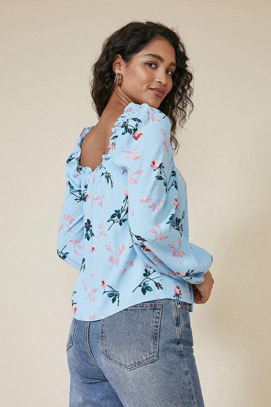 Oasis Floral Square Neck Top 3