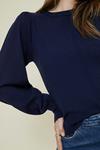 Oasis Puff Sleeve Knitted Jumper thumbnail 4