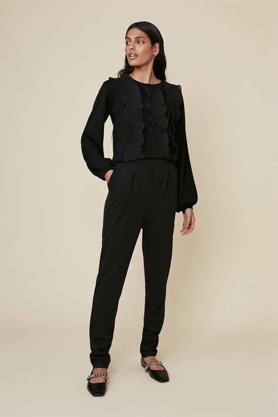 Oasis Frill Tapered Trousers 1
