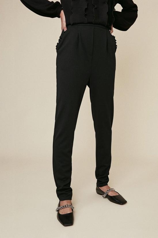 Oasis Frill Tapered Trousers 2
