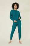 Oasis Knitted Textured Jogger And Sweat Set thumbnail 1