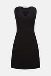 Oasis Linen Look Sleeveless Wrap Tailored Dress thumbnail 5