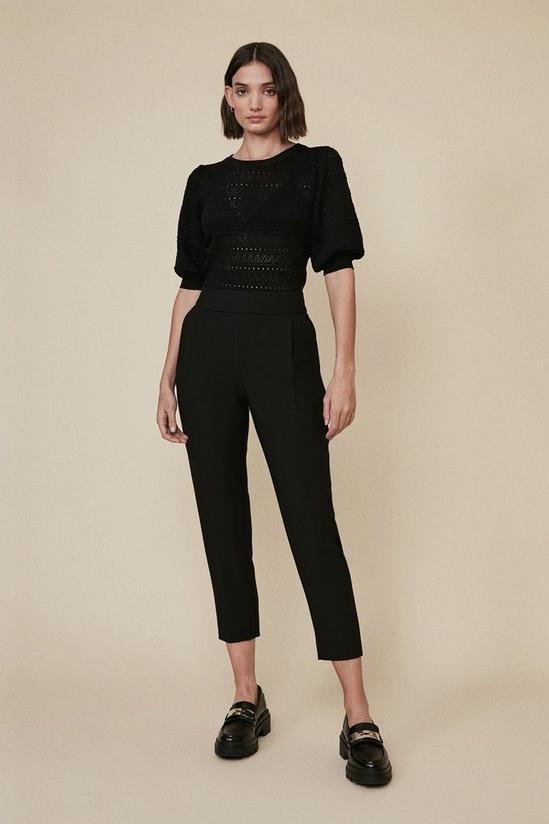 Oasis Tapered High Waisted Trousers 1
