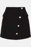Oasis Premium Asymmetric Detail Pocket Skirt thumbnail 4