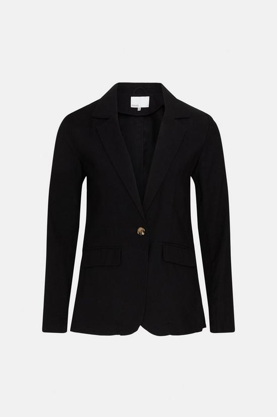 Oasis Tailored Linen Look Jacket 5