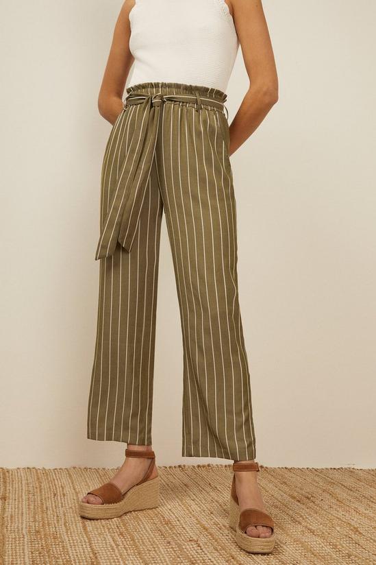 Oasis Belted Cropped Wide Leg Trouser 2