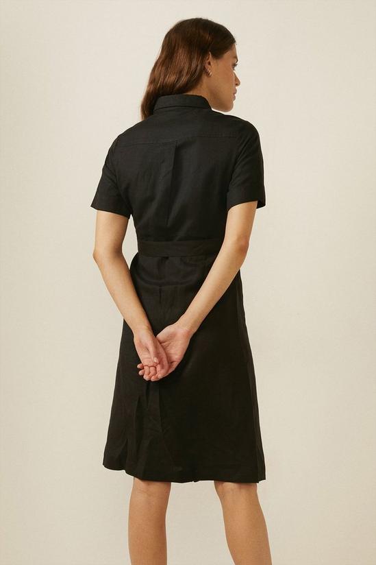 Oasis Linen Midi Shirt Dress 3