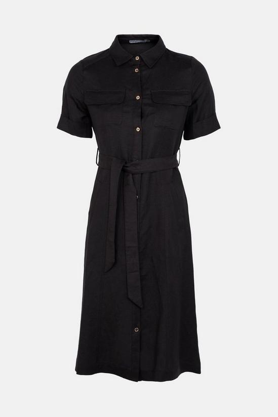 Oasis Linen Midi Shirt Dress 5