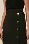 Oasis Premium Button Detail Asymmetric Skirt thumbnail 4