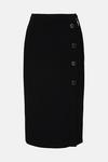 Oasis Premium Button Detail Asymmetric Skirt thumbnail 5