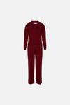 Oasis Collared V Neck Knitted Loungewear Set thumbnail 4