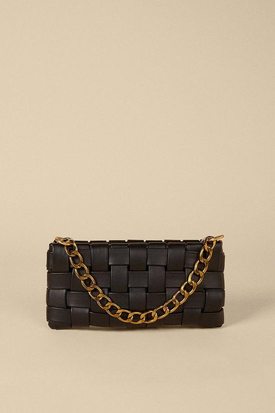 Oasis Woven Chain Detail Shoulder Bag 1
