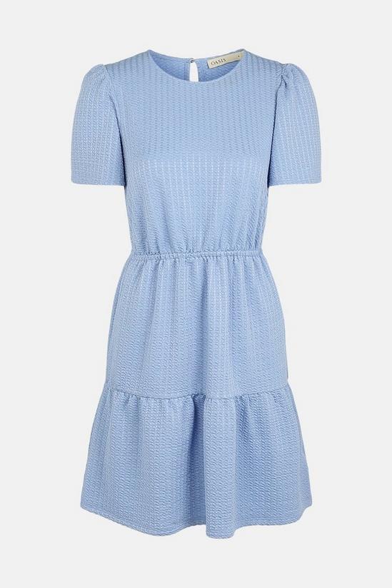 Oasis Tiered Textured Mini Dress 5