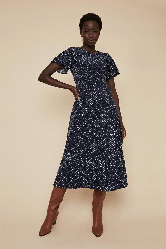 Oasis Spot Print Midi Dress 2