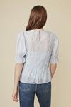 Oasis Flower Embroidered Puff Sleeve Top thumbnail 3