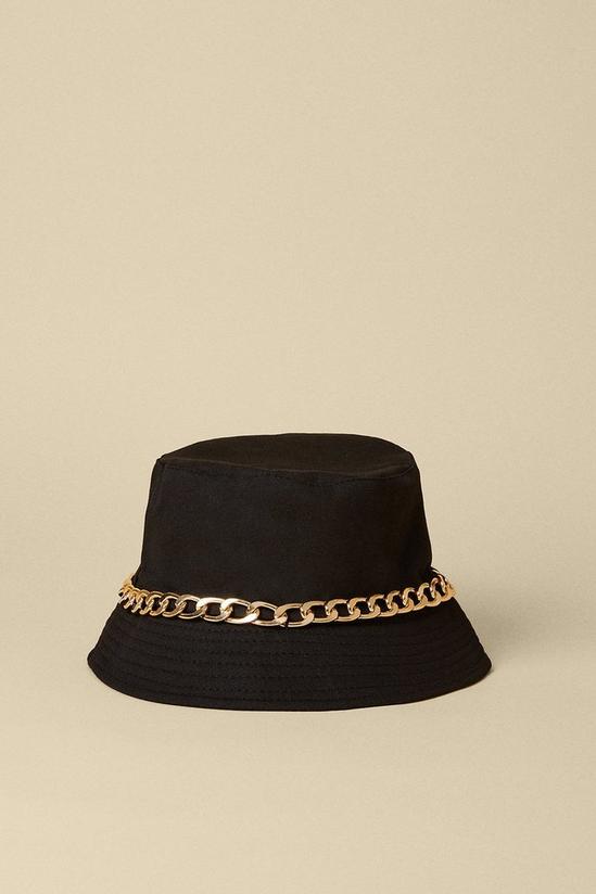 Oasis Chain Trimmed Bucket Hat 1