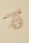 Oasis Pearly Star Hair Slide 2 Pack thumbnail 1