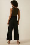 Oasis Linen Look Cropped Wide Leg Tailored Trousers thumbnail 3