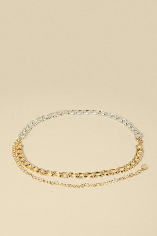 Oasis Two Tone Chain Belt 1