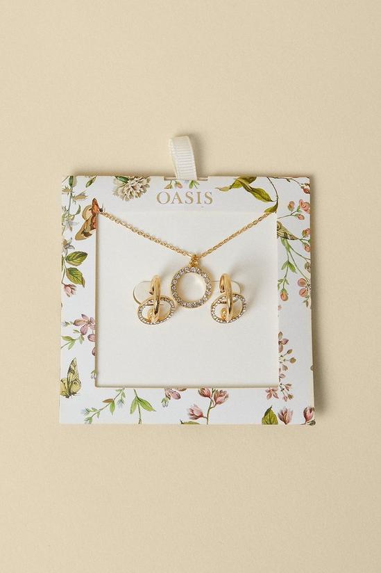 Oasis Hoop Detail Jewellery Gift Set 1