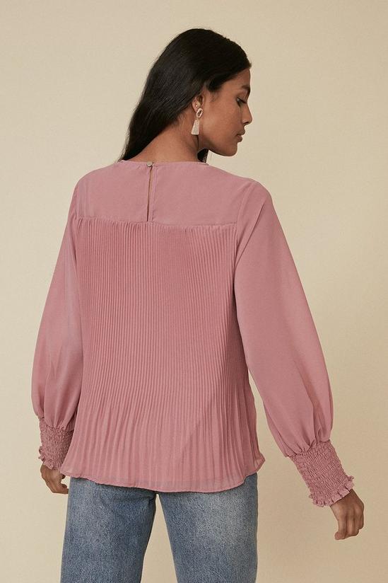 Oasis Pleated Trim Detail Blouse 3