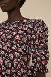 Oasis Floral Print Puff Sleeve Top thumbnail 4